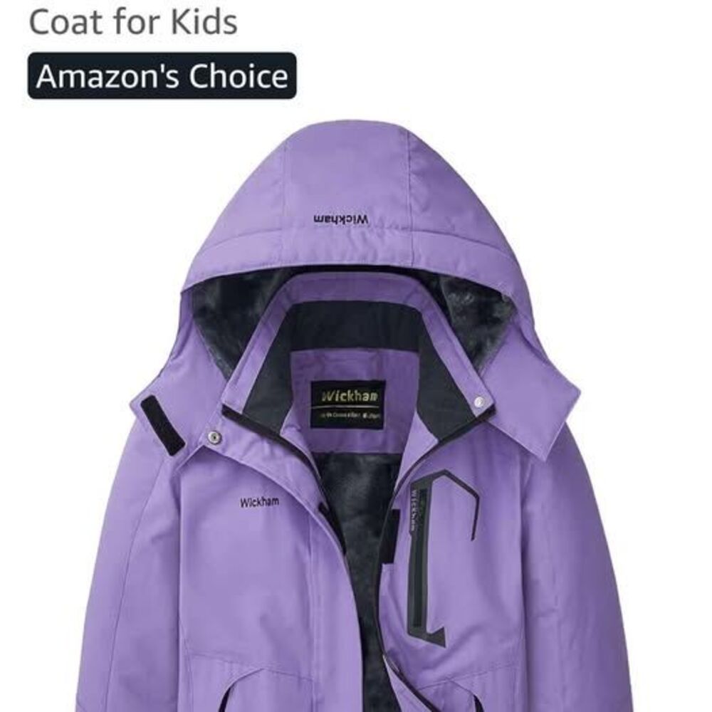 WICKHAM Girl's Waterproof Ski Jacket